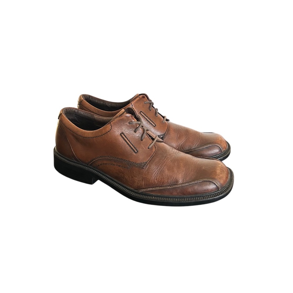 Clarks Active Air 73176 Mens Brown Leather Lace Oxfords Shoes Size 10 M